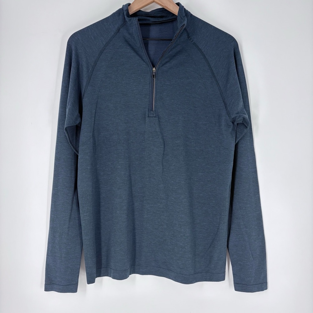 Lululemon Men's Metal Vent Tech Half Zip Long Sleeve Pullover Shirt